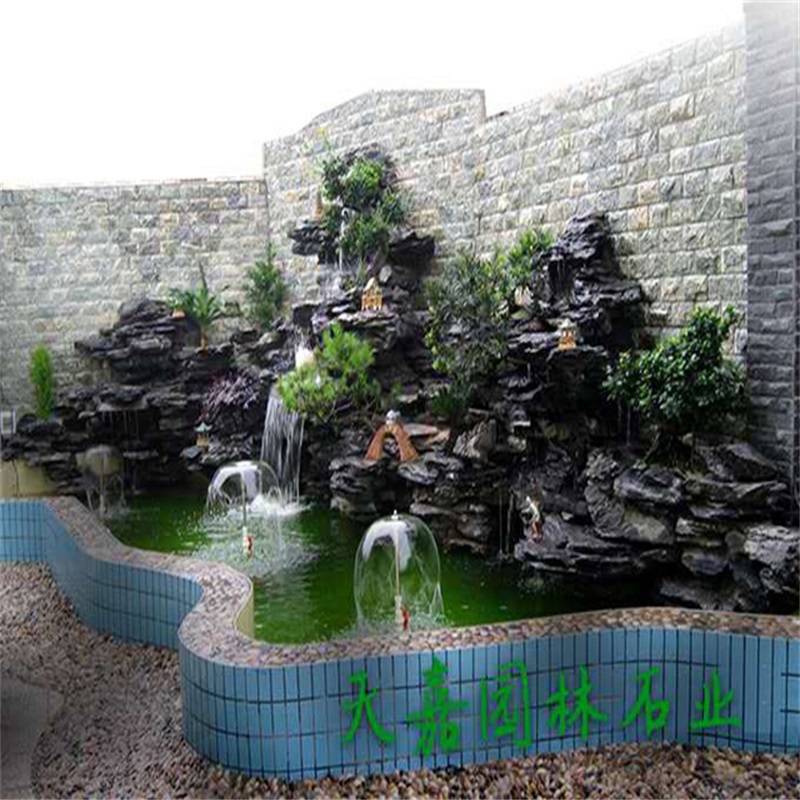 达川小庭院水景设计